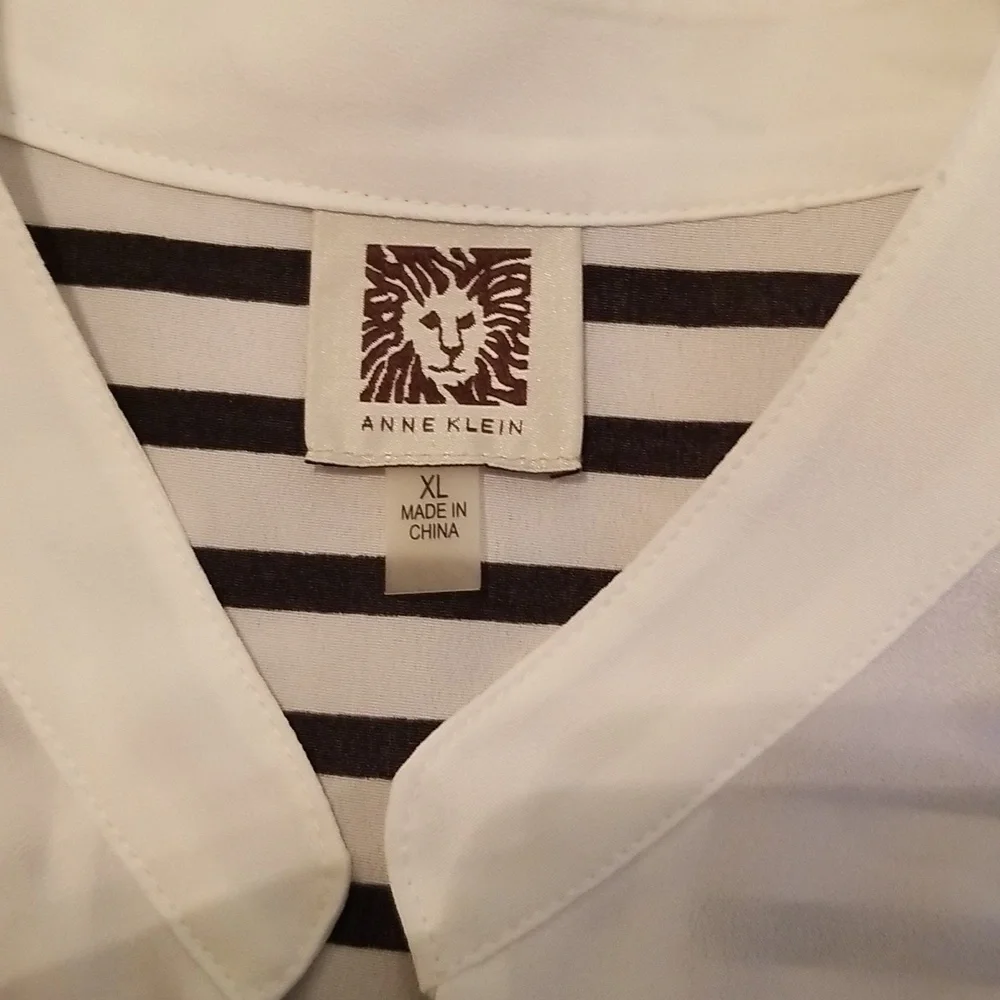 Women's Anne Klein Blouse XL - Picture 3 of 9